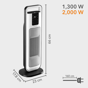 Trotec TFC 21 E - 2кW Eлектрична керамичка греалка со вентилатор