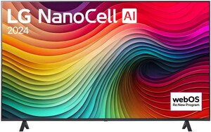 LG NanoCell AI TV 75NANO82T3B, 4K Ultra HD, WebOS Smart TV, α5 AI Processor 4K Gen7, HDR10 Pro, AI Sound Pro, Magic Remote **МОДЕЛ 2024**