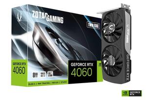VGA ZOTAC RTX 4060 TWIN EDGE 8GB GDDR6, 3xDP, HDMI, ZT-D40600E-10M
