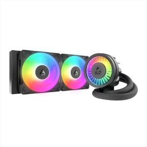 COOLERS CPU AIO ARCTIC LIQUID FREEZER III PRO 240 Black, 2x120mm P12 PRO PWM PST A-RGB fans (3000 RPM), ACFRE00182A