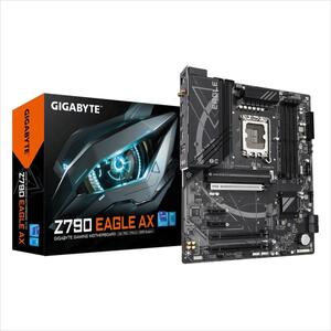 MB 1700 Z790 EAGLE AX GIGABYTE, 4xDDR5 7600MHz(OC),1xPCIex16 5.0, 2xPCIex16, 2xPCIeX1, 2xM.2, 4xSATAIII, HDMI, DP, 2.5GbE LAN, Intel® Wi-Fi 6E