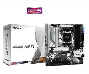 MB AM5 B650M PRO RS ASROCK 4xDDR5 7200+Mhz(O.C.), HDMI, DP, PCI-Ex16 4.0, PCI-Ex4, 3xM.2, 4xSATAIII, 2.5G LAN