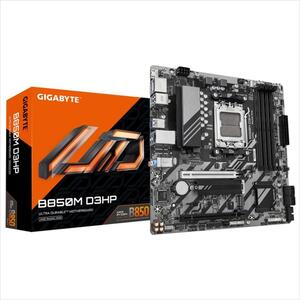 MB AM5 B850M D3HP GIGABYTE 4xDDR5 8200Mhz (O.C), 2xDP, HDMI, PCI-Ex16 5.0, PCI-Ex16 3.0, 2xM.2, 4xSATA3