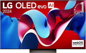 LG OLED TV OLED65C41LA, 4K Ultra HD, Smart TV, WebOS, ThinQ AI, α9 AI Processor 4K Gen7, HDR10 Pro