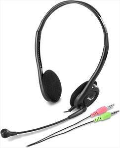 HEADPHONES GENIUS HS-200C w/microphone, 2x3.5mm jack