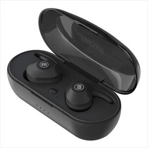 EARPHONES WIRELESS BUDS MAXELL EB-BT MINI DUO, Bluetooth w/microphone, Black