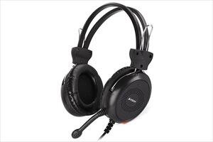 HEADPHONES A4TECH HS-30, microphone, volume control, 2x3.5mm jack