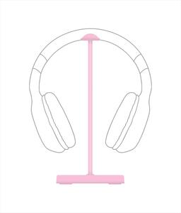 HEADPHONES STAND SONICGEAR HPX-100, mobile phone stand, ABS, PINK