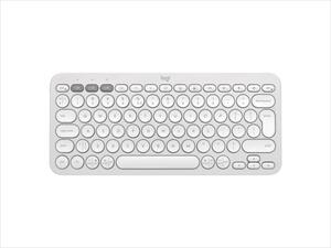 KEYBOARD BLUETOOTH LOGITECH K380S PEBBLE KEYS 2 White Multi-Device compatible with Bolt (not included) 920-011852