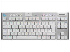 KEYBOARD MECHANICAL LOGITECH G915 LIGHTSPEED WIRELESS TKL RGB GL TACTILE WHITE w/bluetooth 920-009664