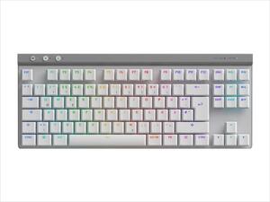 KEYBOARD MECHANICAL LOGITECH G515 TKL LIGHTSPEED WIRELESS RGB GL TACTILE WHITE w/bluetooth US layout 920-012539