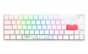 KEYBOARD MECHANICAL DUCKY ONE 2 SF RGB 65% PBT Double-shot keycaps Kailh BOX Brown, Pure White DKON1967ST-KUSPDWWTK