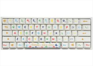 KEYBOARD MECHANICAL DUCKY x SOU. SOU ONE 2 MINI  RGB 60% PBT Double-shot keycaps Cherry MX Red, White, DKON2061ST-RUSPHWWTS2