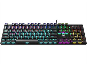 KEYBOARD MECHANICAL AULA RETRIBUTION LINEAR RED Switch Illuminated Black, 316530