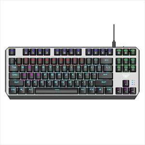 KEYBOARD MECHANICAL AULA AEGIS TKL RGB Iluminated TACTILE BLUE switch, 316536