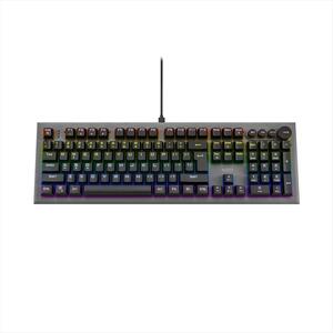 KEYBOARD MECHANICAL NOXO CONQUEROR, GAMING KEYBOARD TACTILE, USB, RAINBOW BACKLIGHT, MULTI-PURPOSE DIGITAL KNOBS, BACKLIGHT PRESETS