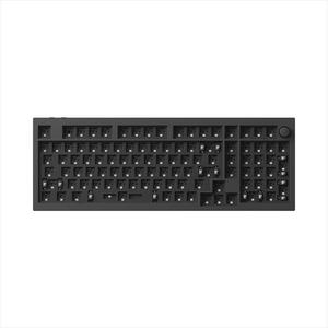KEYBOARD MECHANICAL KEYCHRON Q5 MAX QMK/VIA RGB BAREBONE Multi-Device (Wired+Bluetooth),Carbon Black,w/knob,Q5M-B1