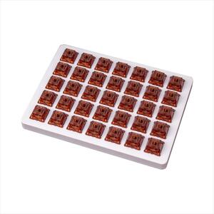 KEYBOARD SWITCH SET MECHANICAL KEYCHRON Z113 Gateron Phantom Brown Switch (35 pcs ) Cherry-MX /Gateron /Kailh
