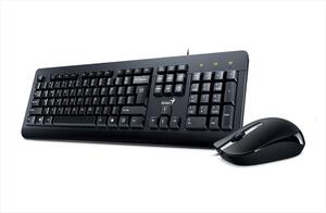 COMBO KEYBOARD AND MOUSE WIRED GENIUS KM-160 Black