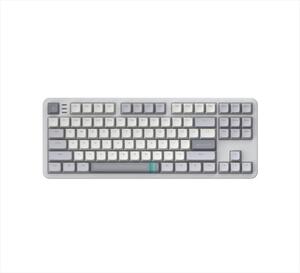 KEYBOARD MECHANICAL DARK PROJECT ALU87A DAYLIGHT TKL HS RGB linear mechanical switches G3ms Zircon, +4 switch +Keycap Language Set ANSI layout