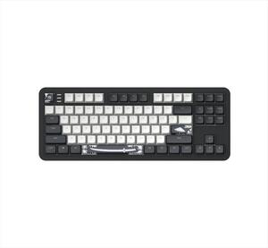 KEYBOARD MECHANICAL DARK PROJECT ALU87B BUSHIDO TKL HS RGB linear mechanical switches G3ms Moonstone- Pre-lubed, +4 switch +Keycap Language Set ANSI layout