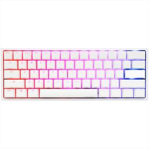KEYBOARD MECHANICAL DUCKY ONE 2 MINI RGB 60% PBT Double-shot keycaps Kailh BOX Red, Pure White V2 DKON2061ST-KUSPDWWTR
