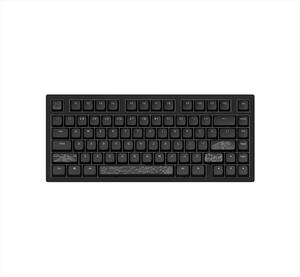 KEYBOARD MECHANICAL DARK PROJECT ALU81A TERRA NOSTRA BLACK HS RGB linear mechanical switches G3ms Moonstone- Pre-lubed, +4 switch, COILED CABLE ANSI layout