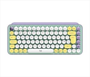 KEYBOARD MECHANICAL LOGITECH POP KEYS Brown Tactile switch w/Emoji, Logi Bolt w/Bluetooth Multi-device Daydream Mint 920-010736