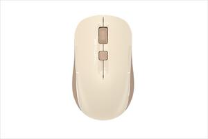 MOUSE WIRELESS USB A4TECH FSTYLER FB26CS Air2 Silent, w/Bluetooth (3 device), Cafe Latte