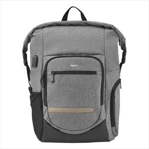 BAG HAMA "Terra" BACKPACK GRAY capacity 21L (15,6" LAPTOP), 217239