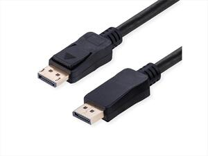 CABLES MONITOR DP M-M 3M, 10K@60Hz, 40Gbit/s, UHBR10, v2.1, Secomp