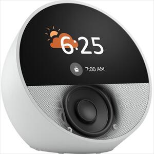 SMART CLOCK AMAZON ECHO SPOT (2024), GLACIER WHITE, B0C2RSK776