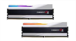 RAM DDR5 32GB(2x16GB) 6000MHz CL36 G.SKILL Trident Z5 RGB Intel XMP metalic silver F5-6000J3636F16GX2-TZ5RS