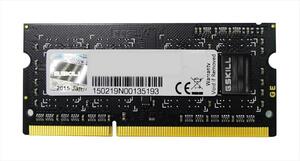 RAM SO DIMM DDR3 8GB 1600MHz G.SKILL F3-1600C10S-8GSQ 1,5v