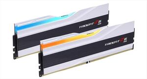 RAM DDR5 64GB(2x32GB) 6000MHz CL30 G.SKILL Trident Z5 RGB Intel XMP White F5-6000J3040G32GX2-TZ5RW