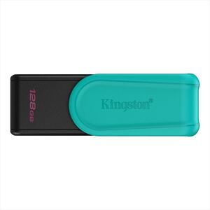 USB Flash Drive 3.2 Gen1 128GB KINGSTON DATA TRAVELER EXODIA S, Black/Blue, DTXS/128GB