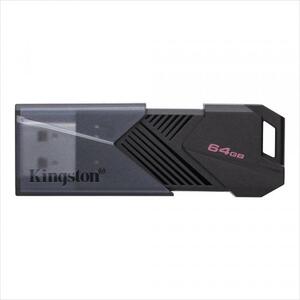 USB Flash Drive 3.2 Gen1 64GB KINGSTON DATA TRAVELER EXODIA ONYX, BLACK DTXON/64GB