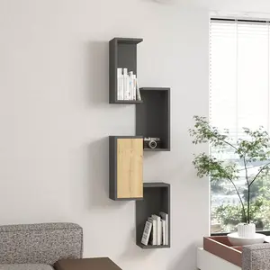 120-000555 Kongo ѕидна полица даб-антрацит