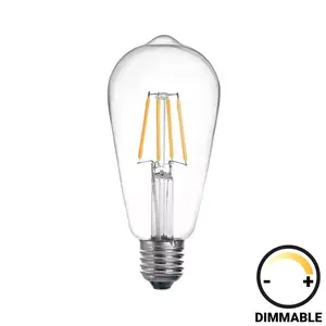 342-000079 LED сијалица ST64 4W димирачка проѕирна