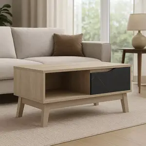 230-000096 Клуб маса Judas теменр мермер-сонома 90x45x38.5cm