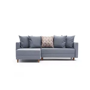 825BLC1721 Софа Aydam Left - Blue