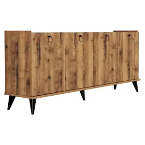 197-000177 Buffet Lireta меламин орев-црна 182x41x82.5cm