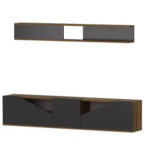 788DEC3066 Тв комода Taç - Walnut, Black