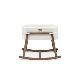 676HDS1114 Лулка за бебе Hier - White, Walnut