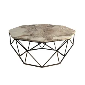 845HCT2860 Клуб Маса Diamond - White Marble