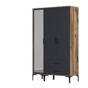 845HCT5454 Плакар Kumsal RT - Walnut, Anthracite