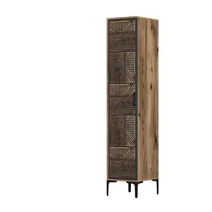 845HCT5398 Плакар Kumsal P - Walnut, Anthracite