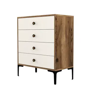 845HCT1205 Комода Lizbon 540 - Walnut, Cream