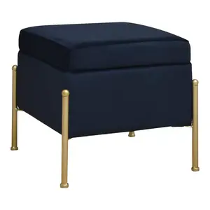 257-000034 Табуретка Panton black velvet