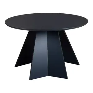 357-000010 Трпезариска маса Bibble Црна D120x76cm